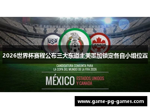 2026世界杯赛程公布三大东道主美墨加锁定各自小组位置
